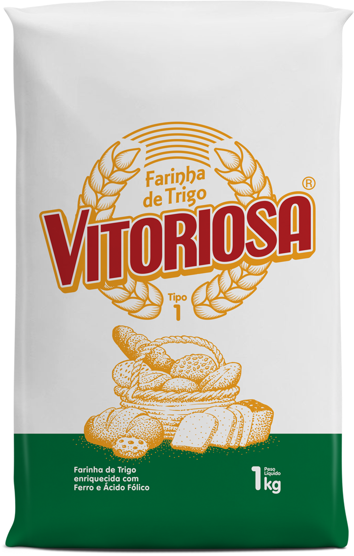 Farinha De Trigo Especial  Vitoriosa 1 Kg...
