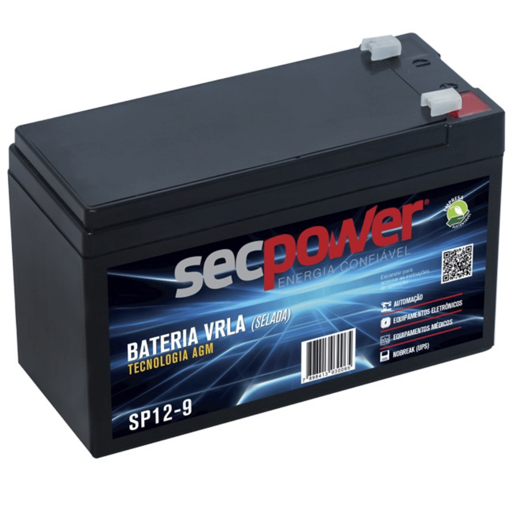 BATERIA ESTACIONARIA SECPOWER 12V 9AH