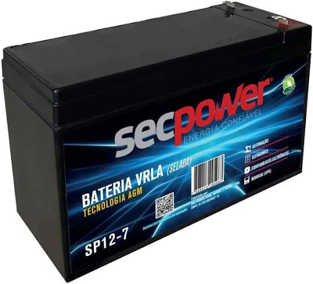 BATERIA ESTACIONARIA SECPOWER 12V 7AH