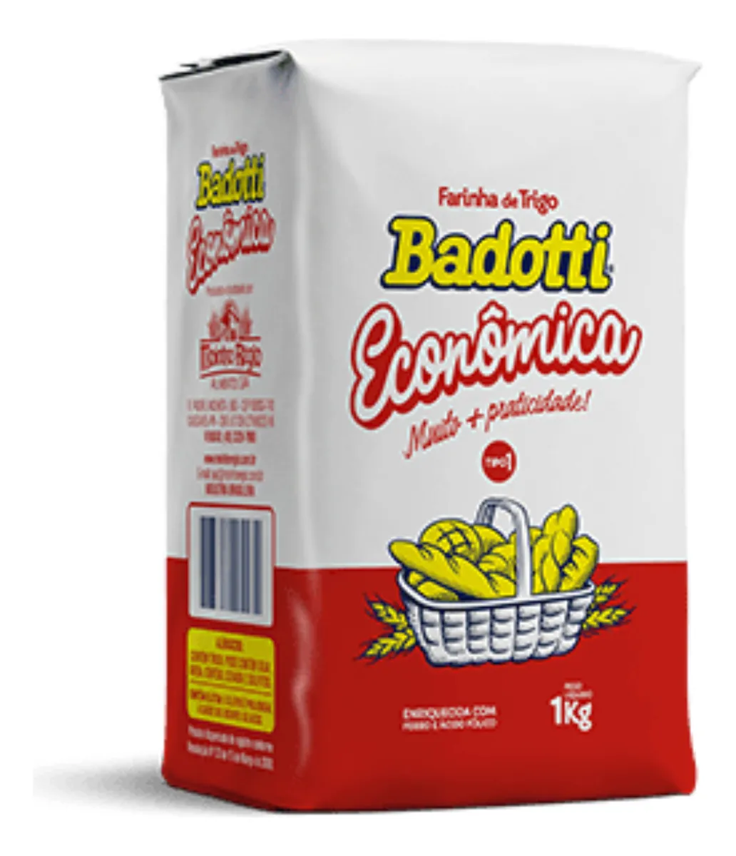 Farinha Badotti Econômica 1kg( fardo com ...